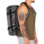 MuscleCloth Convertible Spor Çanta Gri