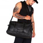 MuscleCloth Elite Kordonlu Spor Çanta Siyah