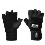 MuscleCloth Pro Fitness Ağırlık Eldiveni Siyah