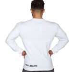 MuscleCloth Basic Uzun Kollu T-Shirt Beyaz