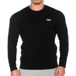 MuscleCloth Basic Uzun Kollu T-Shirt Siyah