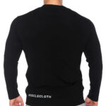 MuscleCloth Basic Uzun Kollu T-Shirt Siyah