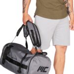 MuscleCloth Convertible Spor Çanta Gri