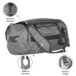 MuscleCloth Convertible Spor Çanta Gri
