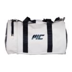 MuscleCloth Deri Silindir Çanta Beyaz