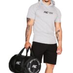 MuscleCloth Deri Silindir Çanta Siyah