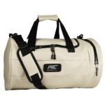 MuscleCloth Elite Duffel Bag Silindir Spor Çanta Bej