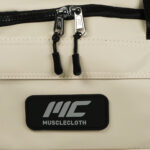MuscleCloth Elite Duffel Bag Silindir Spor Çanta Bej