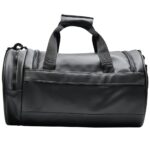 MuscleCloth Elite Duffel Bag Silindir Spor Çanta Siyah
