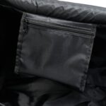 MuscleCloth Elite Duffel Bag Silindir Spor Çanta Siyah