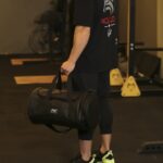 MuscleCloth Elite Duffel Bag Silindir Spor Çanta Siyah