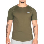 MuscleCloth Elite Reglan T-Shirt Haki
