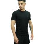 MuscleCloth Elite Reglan T-Shirt Siyah