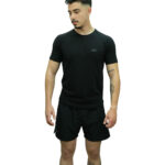 MuscleCloth Elite Reglan T-Shirt Siyah