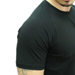 MuscleCloth Elite Reglan T-Shirt Siyah
