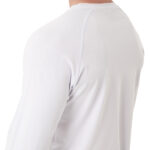 MuscleCloth Elite Reglan Uzun Kollu T-Shirt Beyaz