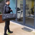 MuscleCloth Glory Silindir Çanta Siyah