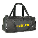 MuscleCloth Glory Silindir Çanta Siyah Turuncu