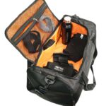 MuscleCloth Glory Silindir Çanta Siyah Turuncu