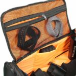 MuscleCloth Glory Silindir Çanta Siyah Turuncu