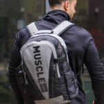 MuscleCloth Glory Sırt Çantası Gri Siyah