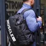 MuscleCloth Glory Sırt Çantası Siyah Beyaz