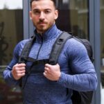 MuscleCloth Glory Sırt Çantası Siyah Beyaz