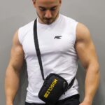 MuscleCloth Glory Telefon Çantası Siyah Turuncu