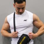 MuscleCloth Glory Telefon Çantası Siyah Turuncu