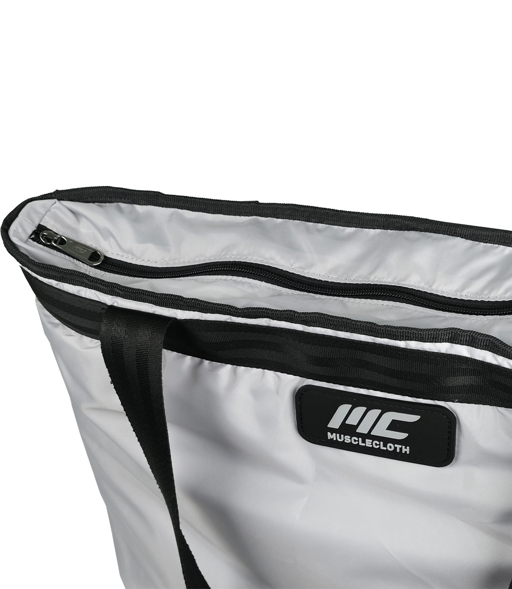 MuscleCloth Gym Tote Bag Kadın Spor Çanta Açık Gri