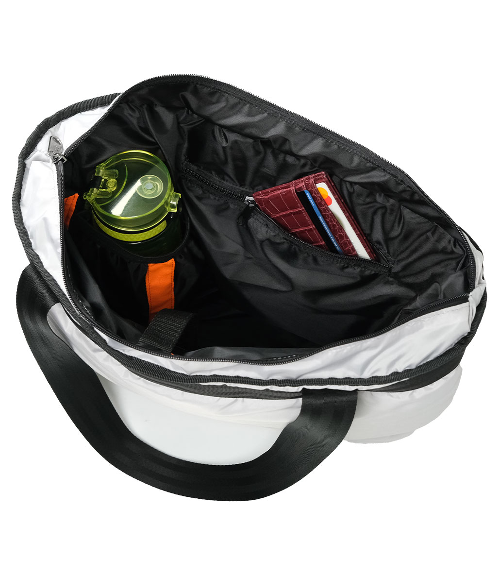 MuscleCloth Gym Tote Bag Kadın Spor Çanta Açık Gri