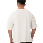 MuscleCloth Icon Heavyweight Oversize T-Shirt Kırık Beyaz