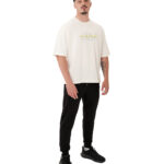 MuscleCloth Icon Heavyweight Oversize T-Shirt Kırık Beyaz