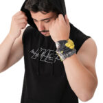 MuscleCloth Icon Kapüşonlu Kolsuz T-Shirt Siyah