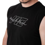 MuscleCloth Icon Kolsuz T-Shirt Siyah