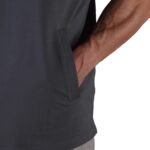 MuscleCloth MC-X Kapüşonlu Kısa Kollu Sweatshirt Füme