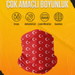 MuscleCloth Çok Amaçlı Boyunluk Ay Yıldız