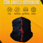 MuscleCloth Çok Amaçlı Boyunluk Coal