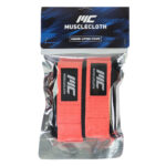 MuscleCloth Padded Lifting Straps Pembe