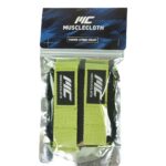 MuscleCloth Padded Lifting Straps Yeşil