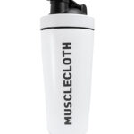 MuscleCloth Paslanmaz Çelik Shaker 739 ml Beyaz