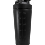 MuscleCloth Paslanmaz Çelik Shaker 739 ml Siyah