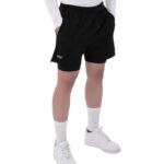 MuscleCloth Performance 2 In 1 Erkek Taytlı Şort Siyah