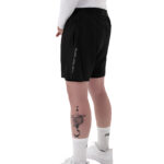 MuscleCloth Performance 2 In 1 Erkek Taytlı Şort Siyah