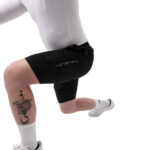 MuscleCloth Performance 2 In 1 Erkek Taytlı Şort Siyah