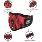 MuscleCloth PN-Core Ağırlık Kemeri Kırmızı Kamuflaj