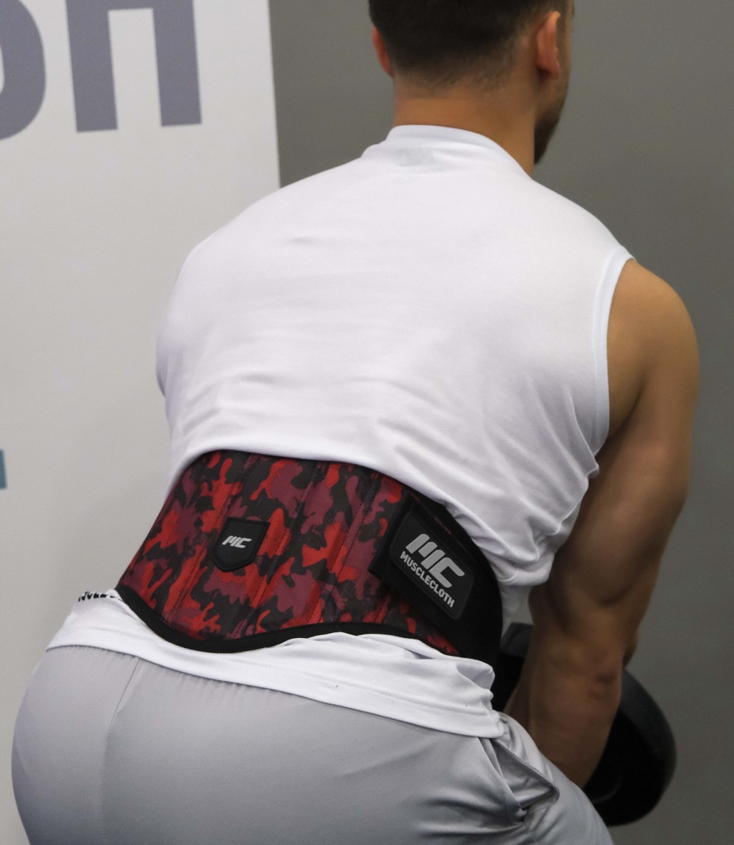 MuscleCloth PN-Core Ağırlık Kemeri Kırmızı Kamuflaj