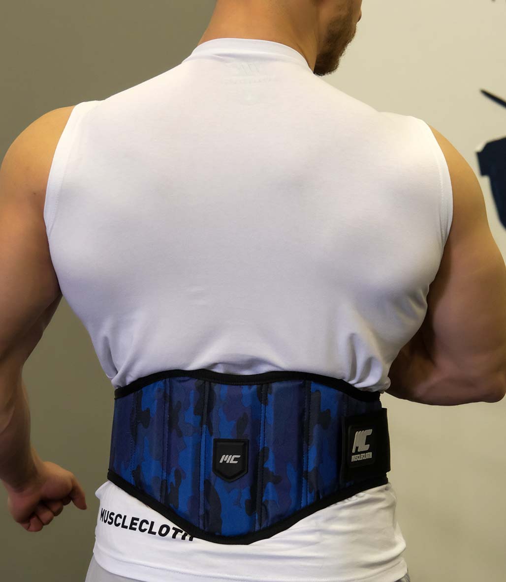 MuscleCloth PN-Core Ağırlık Kemeri Mavi Kamuflaj