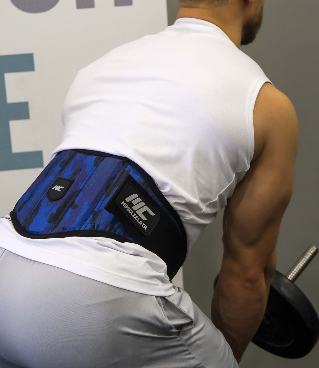 MuscleCloth PN-Core Ağırlık Kemeri Mavi Kamuflaj