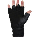 MuscleCloth Pro Fitness Ağırlık Eldiveni Siyah